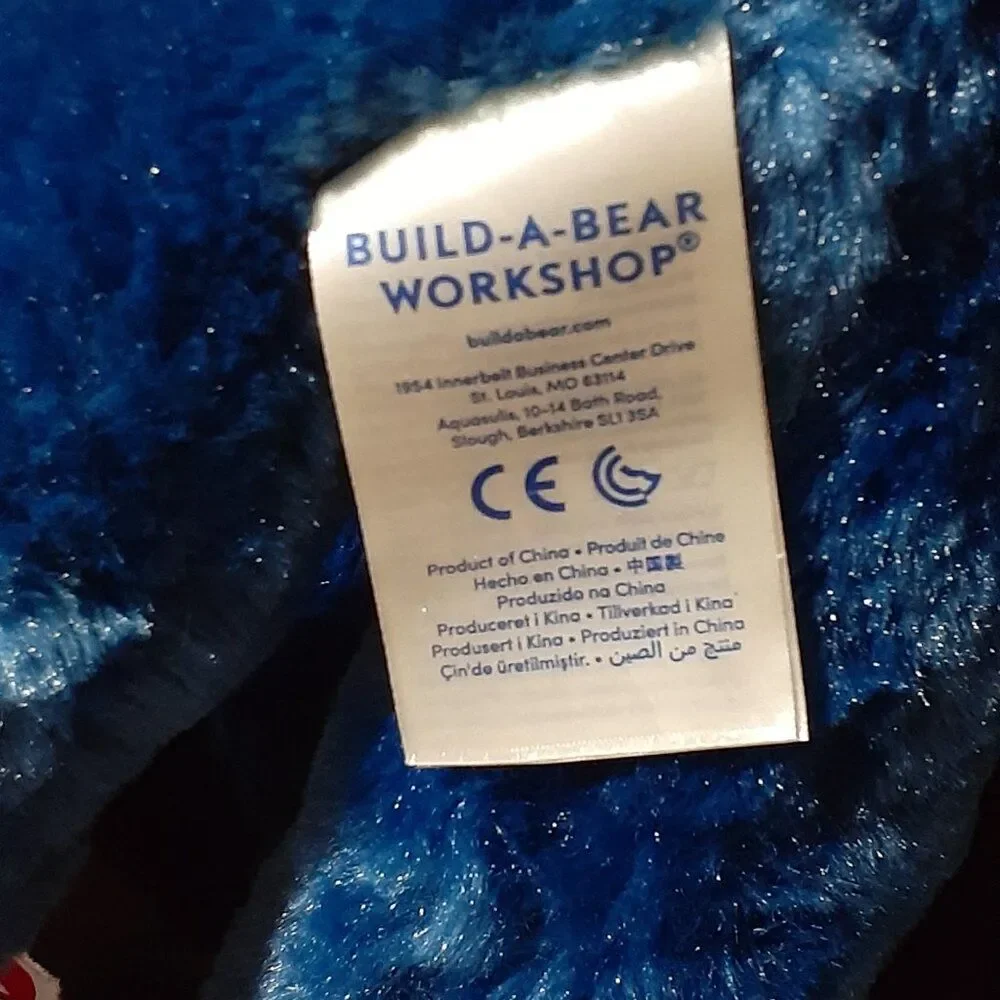 Build A Bear Reindeer Tinsel Merry Mission Blue Speedster Stuffed Animal Plush